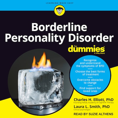 Borderline Personality Disorder For Dummies – omslag til lydbogen af Charles H. Elliott, PhD, Laura L. Smith, PhD