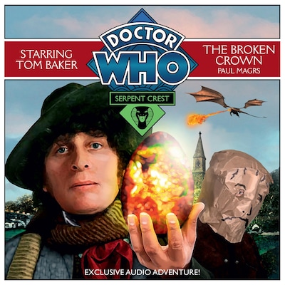 Doctor Who Serpent Crest 2: The Broken Crown – omslag til lydbogen af Paul Magrs
