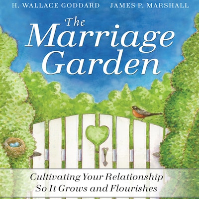 The Marriage Garden – omslag til lydbogen af H. Wallace Goddard, James P. Marshall
