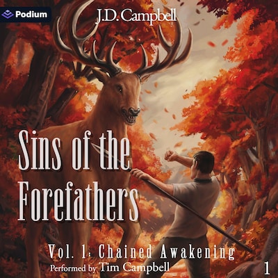 Chained Awakening – omslag til lydbogen af J. D. Campbell