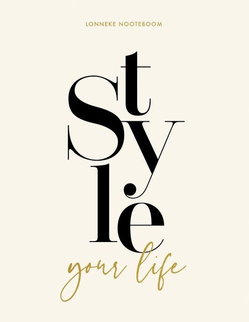 Style your Life – omslag van het luisterboek van Lonneke Nooteboom
