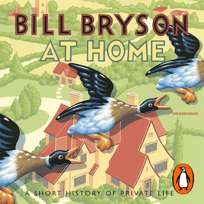 At Home – omslag til lydbogen af Bill Bryson