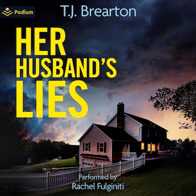 Her Husband's Lies – omslag til lydbogen af T.J. Brearton