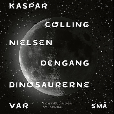 Dengang dinosaurerne var små – omslag til lydbogen af Kaspar Colling Nielsen