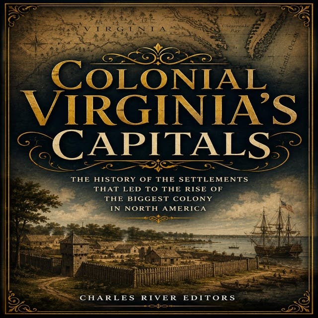 Colonial Virginia’s Capitals: The History of the Settlements that Led to the Rise of the Biggest Colony in North America – omslag til lydbogen af Charles River Editors