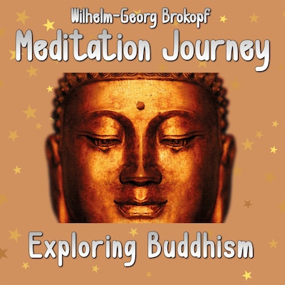 Exploring Buddhism – omslag til lydbogen af Wilhelm-Georg Brokopf