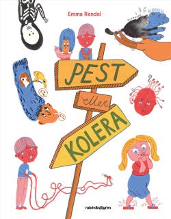 Pest eller kolera – omslag till ljudboken av Emma Rendel