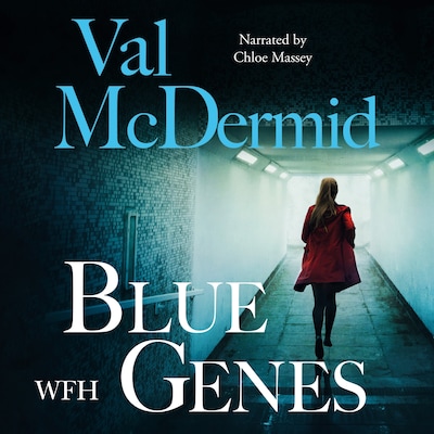 Blue Genes – omslag til lydbogen af Val McDermid