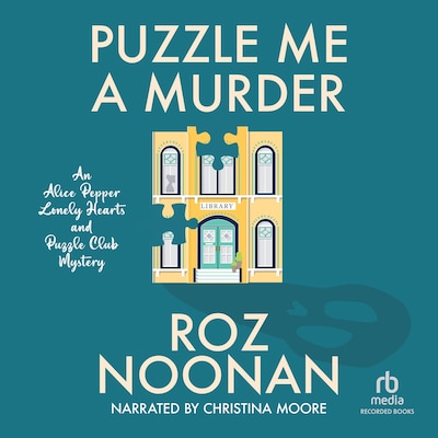 Puzzle Me a Murder – omslag til lydbogen af Roz Noonan