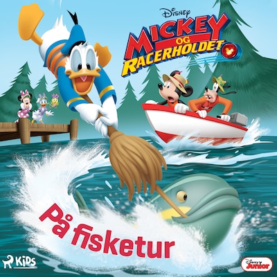 Mickey og Racerholdet - På fisketur – omslag til lydbogen af Disney