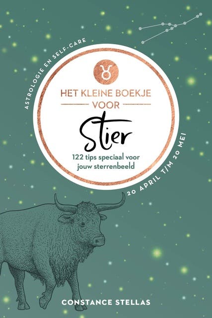 Het kleine boekje voor Stier: 122 tips speciaal voor jouw sterrenbeeld – omslag van het luisterboek van Constance Stellas