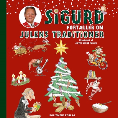 Sigurd fortæller om julens traditioner – omslag til lydbogen af Sigurd Barrett
