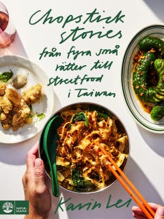 Chopstick stories : fyra små rätter till streetfood i Taiwan – omslag till ljudboken av Karin Lei
