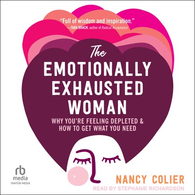 The Emotionally Exhausted Woman – omslag til lydbogen af Nancy Colier