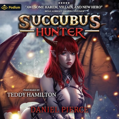 Succubus Hunter – omslag til lydbogen af Daniel Pierce