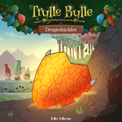 Trylle Bylle Bang - Drageskjoldet - afsnit 7 – omslag til lydbogen af Petter Pettersen