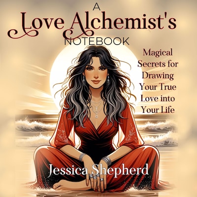 A Love Alchemist's Notebook: Magical Secrets for Drawing Your True Love into Your Life – omslag till ljudboken av Jessica Shepherd