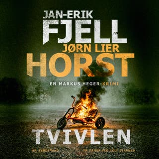Tvivlen – omslag til lydbogen af Jan-Erik Fjell, Jørn Lier Horst