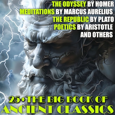 25+ The Big Book of Ancient Classics – omslag til lydbogen af Aristotle, Aeschylus, Marcus Aurelius