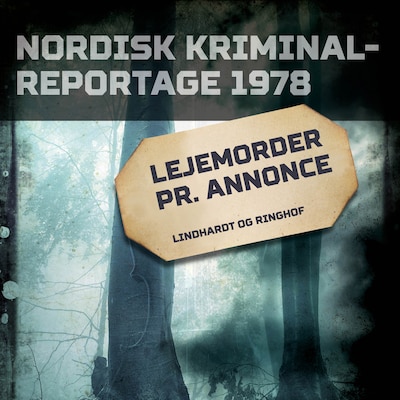 Lejemorder pr. annonce – omslag til lydbogen af diverse