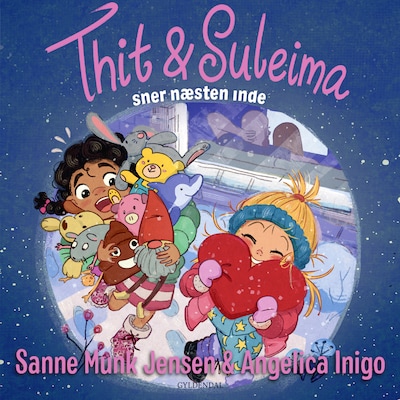 Thit & Suleima sner næsten inde – omslag til lydbogen af Sanne Munk Jensen, Angelica Inigo
