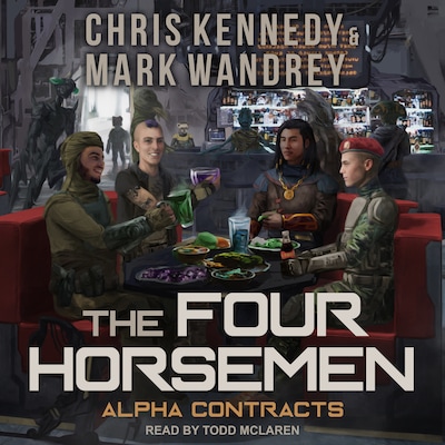 Alpha Contracts – omslag til lydbogen af Chris Kennedy, Mark Wandrey