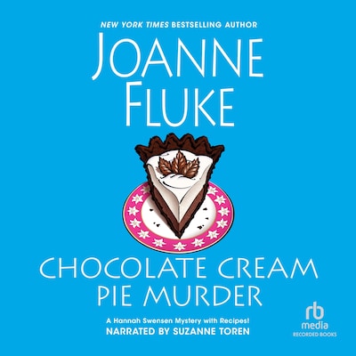 Chocolate Cream Pie Murder – omslag til lydbogen af Joanne Fluke