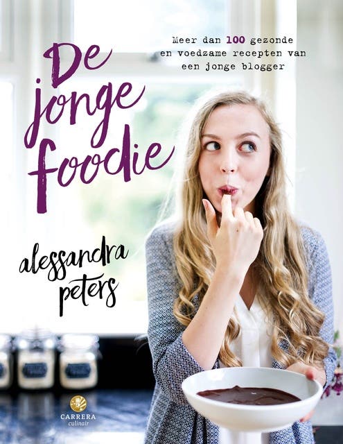 De jonge foodie – omslag van het luisterboek van Alessandra Peters