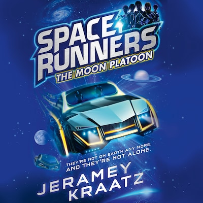 The Moon Platoon – omslag til lydbogen af Jeramey Kraatz