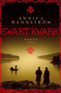 Svart kvark – omslag till ljudboken av Annica Wennström