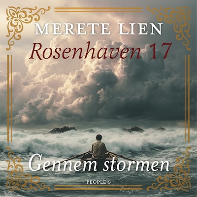 Gennem stormen – omslag til lydbogen af Merete Lien