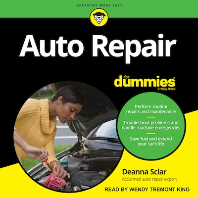 Auto Repair For Dummies – omslag til lydbogen af Deanna Sclar