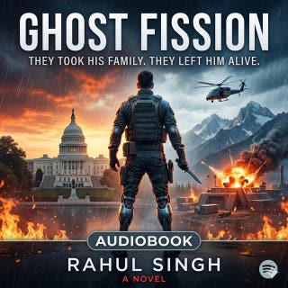 Ghost Fission: The most dangerous weapon in the world isn't nuclear. It's inside his head. – omslag till ljudboken av Rahul Singh