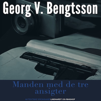 Manden med de tre ansigter – omslag til lydbogen af Georg V. Bengtsson