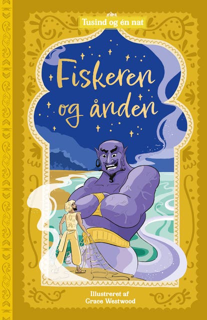 Fiskeren og ånden – omslag til lydbogen af Kellie Jones