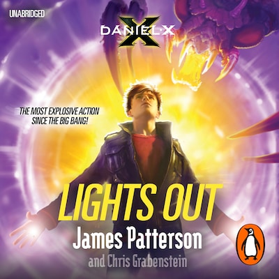 Daniel X: Lights Out – omslag til lydbogen af James Patterson