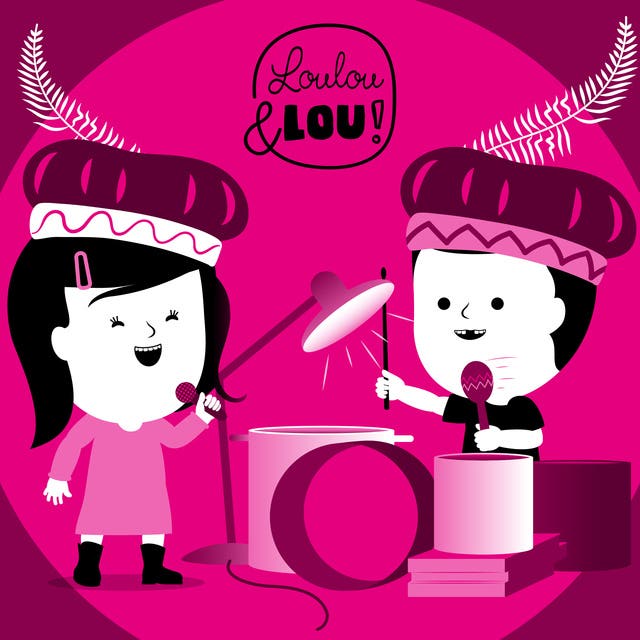 De Swingende Sinterklaasband – omslag van het luisterboek van Luisterverhalen Loulou en Lou
