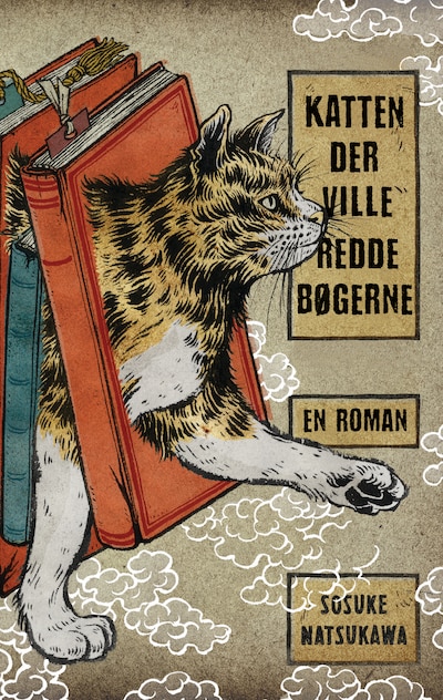 Katten, der ville redde bøgerne – omslag til lydbogen af Sosuke Natsukawa