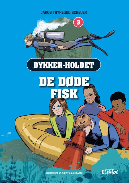 De døde fisk – omslag til lydbogen af Jakob Thyregod Scheuer