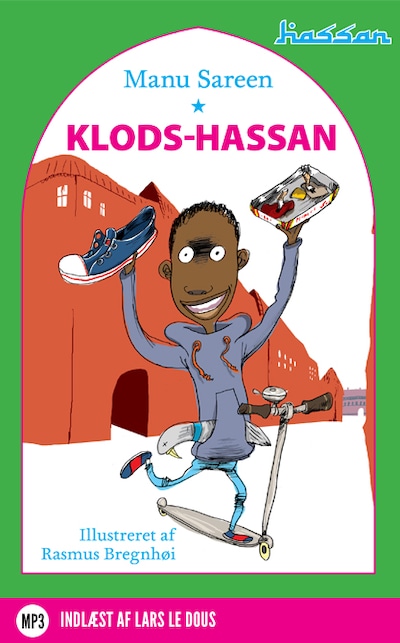 Klods-Hassan – omslag til lydbogen af Manu Sareen