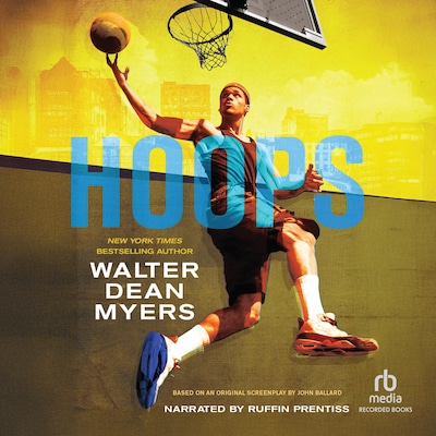 Hoops – omslag til lydbogen af Walter Dean Myers, John Ballard