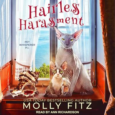 Hairless Harassment – omslag til lydbogen af Molly Fitz