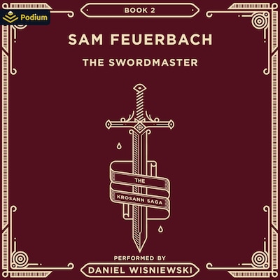 The Swordmaster – omslag til lydbogen af Sam Feuerbach