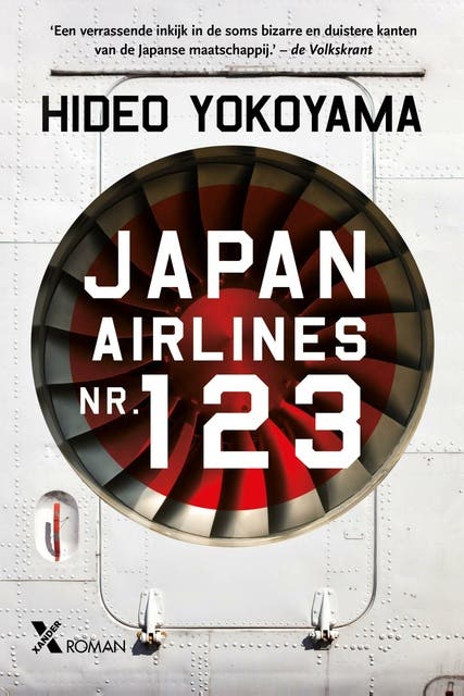 Japan Airlines nr. 123 – omslag van het luisterboek van Hideo Yokoyama
