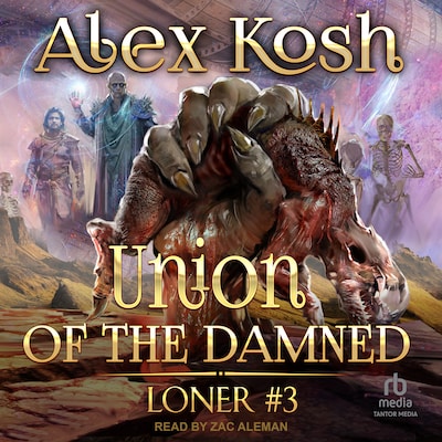 Union of the Damned – omslag til lydbogen af Alex Kosh