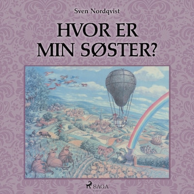 Hvor er min søster? – omslag til lydbogen af Sven Nordqvist