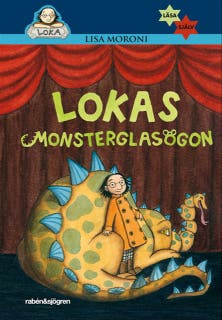 Lokas monsterglasögon – omslag till ljudboken av Lisa Moroni