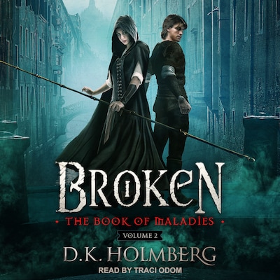 Broken – omslag til lydbogen af D.K. Holmberg