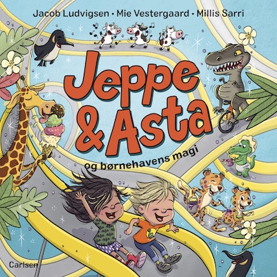 Jeppe og Asta og børnehavens magi – omslag til lydbogen af Jacob Ludvigsen, Mie Vestergaard