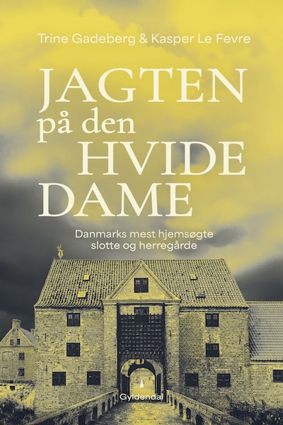 Jagten på den hvide dame – omslag til lydbogen af Trine Gadeberg, Kasper Le Fevre